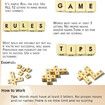 The Crossword Solitaire Game, 2024 New Dice Game with Twelve Dice Letters, Crossword Solitaire Dice Game, Wooden Letter Tiles for Camping Games