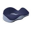 Seat Cushion for Back Relief, Tailbone, Hip, Hamstring, Memory Foam Comfort Ischial Tuberosity Pillow for Home, Office (Navy)