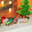 Wooden Mini Train Christmas Ornament Decor for Christmas Birthday Gift Party Favors Home & Kindergarten Decor