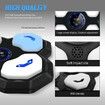 Boxing Machine Music Smart Bluetooth Trainer Wall Mounted LED Electronic Workout Focus Training Gloves Home Office Gym Fitness Black