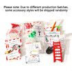 Elf Kit 24 Days of Christmas Activity Props Christmas Set, 24 Days Christmas Gift Christmas Countdown Gift Collectible Toys