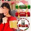 Christmas Surprise Money Pull Pouch,2PCS DIY Christmas Money Holders for Cash Cash Gift Pouch for Christmas Gift Birthday