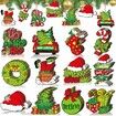 36PCS Christmas Tree Ornaments Decorations, Xmas Hanging Charms Ornaments Decorative, Merchandise Gift Ideas Holiday Decor Indoors Home House Decorations