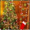 36PCS Christmas Tree Ornaments Decorations, Xmas Hanging Charms Ornaments Decorative, Merchandise Gift Ideas Holiday Decor Indoors Home House Decorations