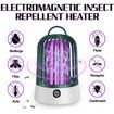 Electric Mosquito Zapper, Portable Rechargeable Bug Zapper, Waterproof Insect Killer, Electric Fly Zapper for Home, Patio, Camping (Green)