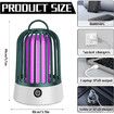 Electric Mosquito Zapper, Portable Rechargeable Bug Zapper, Waterproof Insect Killer, Electric Fly Zapper for Home, Patio, Camping (Green)