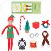 Elf on shelf Christmas Accessories for Elf Doll, Santa Clothing Babie Fashion Dressup GiftsGreen Hammock Doll Not included