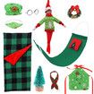 Elf on shelf Christmas Accessories for Elf  Doll, Santa Clothing Babie Fashion Dressup Gifts Doll Not included