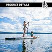 Stand Up Paddle Board Inflatable SUP Surfboard Paddleboarding Kayak Surfing Standing Adventure Accessories Pump 10.6ft 320cm