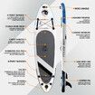 Stand Up Paddle Board Inflatable SUP Surfboard Paddleboarding Kayak Surfing Standing Adventure Accessories Pump 10.6ft 320cm