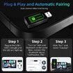 Wireless Carplay Adapter for iPhone,Upgrade USB CarPlay Wireless Stick,Easy Plug & Play,Compatible with Cars from 2016 & iPhone iOS 10+