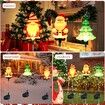 Solar Christmas Lights Outdoor, 3 Pack Christmas Decorations, Solar Powered LED Lights, Pathway Light for Yard Patio Garden Decoration