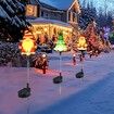 Solar Christmas Lights Outdoor, 3 Pack Christmas Decorations, Solar Powered LED Lights, Pathway Light for Yard Patio Garden Decoration