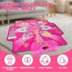 Dance Mat Toys for Girls, Dance Mixer Rhythm Step Play Mat, Dance Pad with LED Lights, Built-in Music, Dance Game Toy Gifts