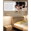 Battery Operated Wall Sconce,Wireless Rechargeable Wall Sconce,Wall Mounted Reading Light,Dimmable Magnetic Wall Mounted Lamp,LED Wall Lights Rotatable for Bedroom,Living Room (1 Pack)