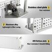 Belt Grinder Knife Jig, 9-4/5\'\' Long Sharpening Locator, 85°~ 115°Adjustable Angle, Belt Knife Sharpener Jig with Tool Holder, Dual Handles, Knife Making for Belt Sander Machine - Large