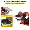 Belt Sander 4" x 36", Disc Combo Sander 6",Electric Adjustable Bench Belt Sander 375W,Grinder Bench Sanding Machine With 4 Rubber Foot Pad