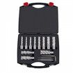 Annular Cutter Set, 13 pcs Weldon Shank Mag Drill Bits, 2" Cutting Depth, 7/16" to 1-1/16" Cutting Diameter, M2AL HSS, with 2 Pilot Pins, Hex Wrench and Portable Case, for Using with Magnetic Dr