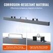 Hanging Magnetic Sweeper Pickup Tool, 47.6 kg Nail Hang-Type Magnetic Forklift Sweeper, Industrial Grade Magnets Steel Material Hunting Accessories for Picking Up Nails Bolts Iron Chips Metals