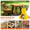 Tenon Cutter Log Furniture Kit 1.5"/38mm w/4 Blades Commercial Beginner