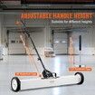 36-Inch Magnetic Sweeper with Wheels Telescoping Magnetic Pickup Tool