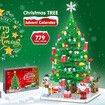 Advent Calendar for Kids Teens Adults, 24 Days Surprise Christmas Tree Building Blocks Christmas Countdown Calendar Gift Box for Age 6 Up