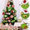 21pcs Christmas Hanging Ornaments, Paper Cards Christmas Thief Cutouts Hanging Decorations for Christmas Tree Party Supplies Home Door Wall Decor