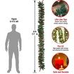 270cm Christmas Tinsel Garland Christmas Tree Garland Hanging Xmas Tinsel Garland for Home Decor Color Gold