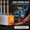 Portable Propane Forge 3 Burner Farrier Forge 2600鈩?Knife Metal Square