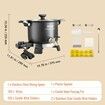 Wax Melter for Candle Making, 5 Liter Large Electric Wax Melting Pot Easy Pour Spout, 4-level Temperature Control, Easy Clean for Candle Soap Cream Beauty Bulk Production Business or Home