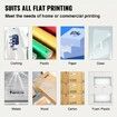 Screen Printing Kit, 3 Pieces Aluminum Silk Screen Printing Frames 25x36/20x30/15x25 cm 110 Count Mesh, 5 Glitters and Screen Printing Squeegees and Transparency Films for T-shirts DIY