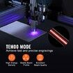 Laser Tube, 40W CO2 Laser Tube for Laser Engraver and Cutter Machine, 720 mm Length, 50 mm Diameter, Glass Laser Cutting Tube with TEM00 Beam Mode, for Wood Acrylic Fabric Leather Bamboo