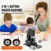 Button Maker Machine Badge Pin Machine 1"+2.25" 500 Free Parts Press Kit