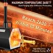 Propane Forge Portable, Single Burner Tool and Knife Making, Large Capacity Blacksmith Farrier Forges, Mini Furnace Blacksmithing, Gas Forging Tools and Equipment, Complete Kit
