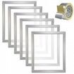 Screen Printing Kit Silk Screen Printing Frame 20x24in 305 Count Mesh 6pcs