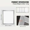 Screen Printing Kit Silk Screen Printing Frame 20x24in 230 Count Mesh 2pcs