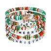 6 Pack Cute Xmas Bracelets for Women Teen Girls as Party Gifts