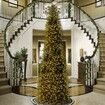 4.5M Green Christmas Garland with 50 LED Lights Battery Operated Xmas Pine Garland for Christmas Tree Indoor Outdoor