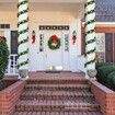 4.5M Green Christmas Garland with 50 LED Lights Battery Operated Xmas Pine Garland for Christmas Tree Indoor Outdoor