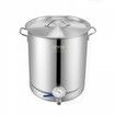 Stainless Steel Home Brew Kettle Set 16Gal Beer Stock Pot with Accessories