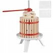 Fruit Wine Press, 4.75 Gallon/18L, Solid Wood Basket with 8 Blocks, Manual Juice Maker, Cider Apple Grape Tincture Vegetables Honey Olive Oil Making Press with Pole Handle Bar for Kitchen, Home