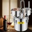 3 Pot 12L Alcohol Distiller Water Wine Boiler Home Brew Moonshinestill