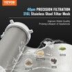 Spin Down Filter, 40 Micron Whole House Sediment Filter for Well Water, 3/4" G-M + 1" G-M, 4 T/H High Flow Rate, for Whole House Water Filtration Systems, Well Water Sediment Filter