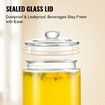 Beverage Dispenser, 2 Gallon Drink Dispensers for Parties, Glass Juice Dispenser with Stainless Steel Spigot, Iced Tea Lemonade Juice Water Dispenser, for Restaurants, Hotels, Parties