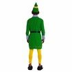 Budby the Elf Costume Mens Christmas Elf Costume with Wig Cosplay Full Set Holiday Party Costumes (Size:3X-Large)