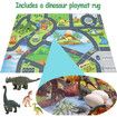 Advent Calendar,Jurassic Park Advent Calendar with Playmat Rug for Boys, Kids and Toddlers, Mini Dinos for 4 5 6 7 8 Years Old