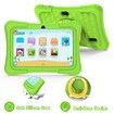 7 inch Kids Tablets with WiFi, 32GB, Bluetooth, Camera, Parental Control, Pre-Installed APPs, Games, Learning Educational Tablet with Case, Green