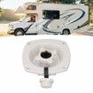 Rv Mains Water Inlet, Easy Grip Button Wide Application Leak Proof Rv Wall Mount Water Inlet for Caravan, White