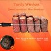 Wireless Meat Thermometer 2 Probes, 500FT Long Wireless Range Thin Probes APP Control Bluetooth Meat Thermometer