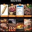 Wireless Meat Thermometer 2 Probes, 500FT Long Wireless Range Thin Probes APP Control Bluetooth Meat Thermometer